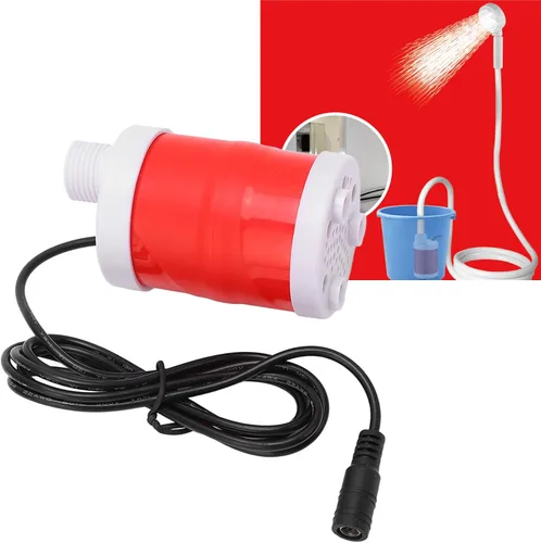 Miniatura 2 de Bomba sumergible sin escobillas de 12V 20W DC, bomba inteligente de filtro de bajo ruido de alta elevación, para pecera, suministro de agua, camping