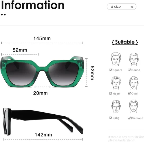 Miniatura 4 de kimorn Gafas de sol para mujeres y hombres de moda retro gafas de sol de moda K1354