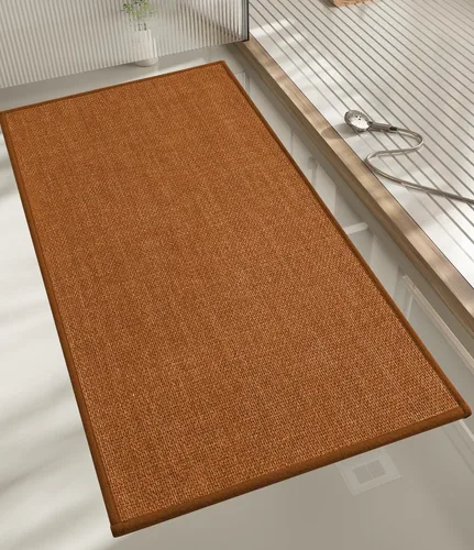 Miniatura 89 de chakme Alfombras de Baño 24x17, Alfombra de Baño Ultra Delgada Antideslizante Pequeña de Secado Rápido Absorbente para Piso de Baño