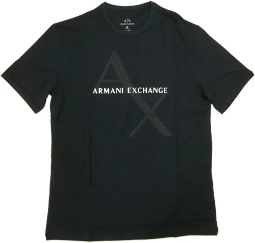 Miniatura 3 de AX ARMANI EXCHANGE Camiseta con logotipo de cuello redondo para hombre