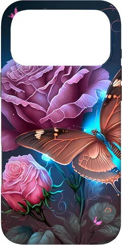 Miniatura 22 de Family Butterfly Rose Flower Firefly PC Case for iPhone 17