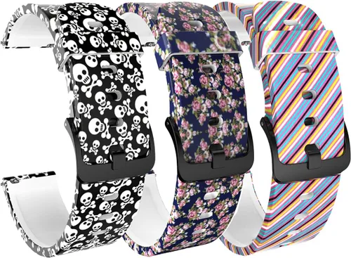 Miniatura 9 de Bandas de patrón compatibles con Amazfit Active 2 Square/1/GTS 4 mini 4 3 2 2e 2 Mini/GTR 1.654 in/Bip 3 pro/Bip U pro/Bip S/Bip Lite reloj