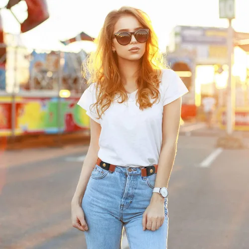 Miniatura 4 de Cinturón elástico unisex sin hebilla, ajustable, sin hebilla, cinturón elástico invisible para jeans, pantalones, faldas