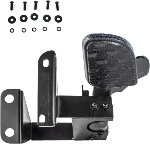 Miniatura 4 de Escalón de Cama de Camión Retráctil para Parachoques Trasero Compatible con F150 2015-2023, Escalón Plegable para Portón Trasero con Revestimientos