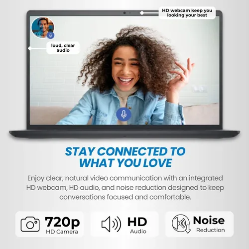 Miniatura 7 de Dell Inspiron Laptop con pantalla táctil FHD de 15.6 pulgadas, Intel Core i5 de 13ª generación, RAM DDR4 de 12 GB, almacenamiento de 1 TB