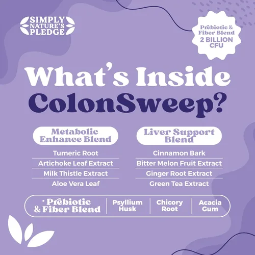 Miniatura 5 de ColonSweep Polvo de cáscara de psyllium de fresa GLP-1 Soporte para control del apetito, salud intestinal y alivio de la hinchazón, probiótico