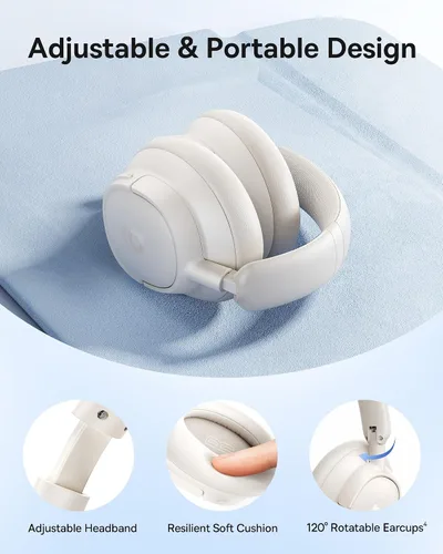 Miniatura 7 de Baseus Bass BH1 NC Audífonos con cancelación activa de ruido adaptativa, ANC híbrido adaptativo en tiempo real, SuperBass 2.0, sonido Hi-Res LDAC