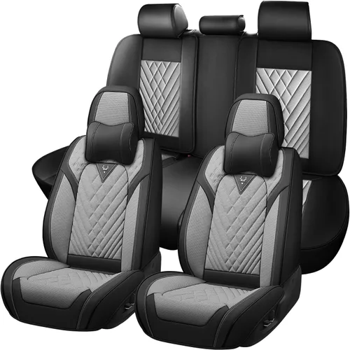 Miniatura 14 de Fundas de Asiento de Coche para Nissan Murano 2003-2026, Funda de Asiento Completa de Piel Nappa Impermeable, Protector de Asiento Automotriz
