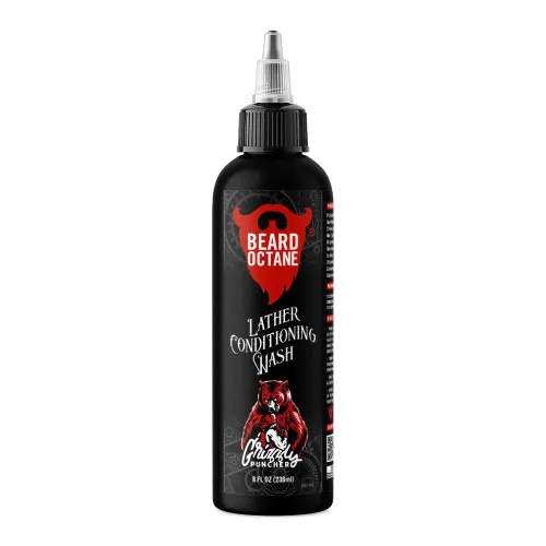 Miniatura 8 de Beard Octane Jabón para barba para hombres – neutro (sin perfume) – Champú diario suave para barba con manteca de karité – Limpia sin secado – 8