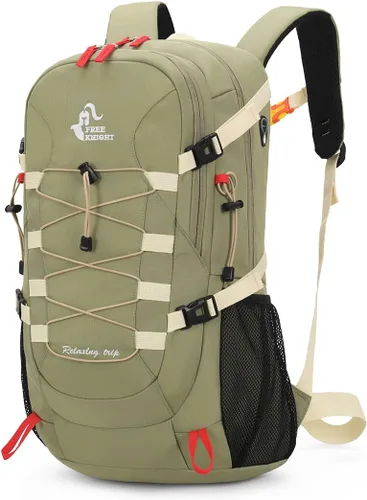 Bseash Mochila de senderismo impermeable de 40L con cubierta para lluvia, bolsa de viaje deportiva al aire libre para camping, escalada, esquí,