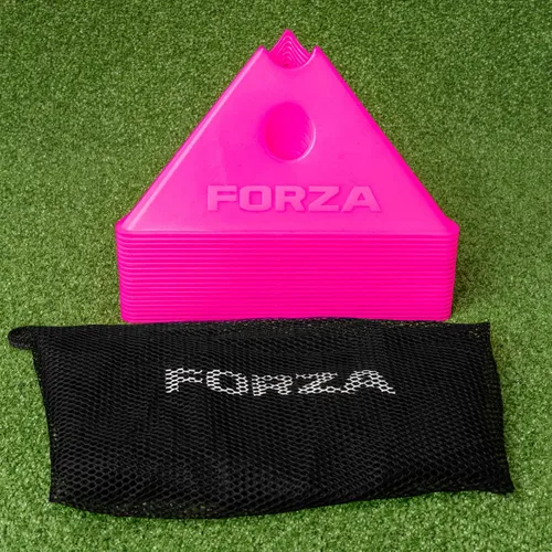 Miniatura 11 de FORZA Jumbo Triangle SuperCones Conos de entrenamiento de fútbol profesional con diseño triangular, ideales para ejercicios de velocidad, agilidad