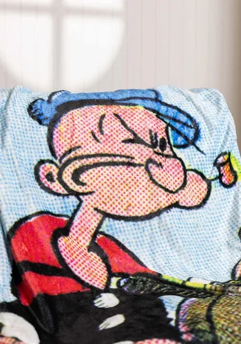 Miniatura 4 de Fun Costumes Popeye - Manta estándar de 60 x 48 pulgadas