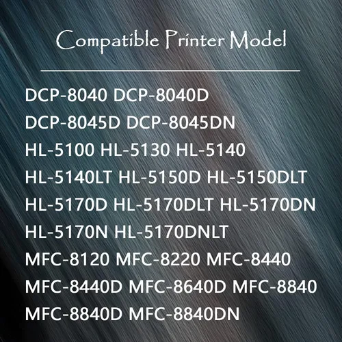 Miniatura 3 de Repuesto para cartucho de tóner TN570 y unidad de tambor DR510 (TN-570x3+DR510x1) para uso en impresora láser HL-5100 HL-5130 HL-5140 HL-5150D