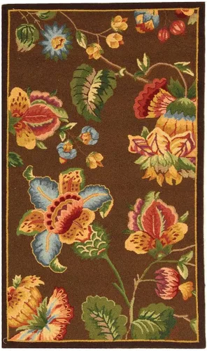 Miniatura 32 de SAFAVIEH Chelsea Collection - Alfombra decorativa de 2 pies 6 pulgadas x 4 pies, color marfil, lana de campo francesa enganchada a mano, ideal