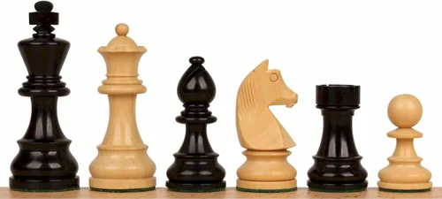 Miniatura 8 de Hastha Kalalu Piezas de ajedrez estilo Staunton oficial del torneo, juego de ajedrez de madera de lujo de caballero alemán, piezas de ajedrez