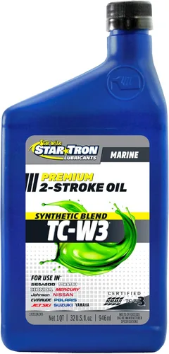 Miniatura 6 de STAR BRITE Super Premium+ Aceite de motor TC-W3 de mezcla sintética de 2 ciclos, para todas las marcas y modelos de motores fuera de borda