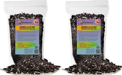 Miniatura 3 de Gardenera Umbrella Plant Potting Mix - Mezcla prémium para follaje vibrante y fuerte desarrollo de raíces, 1 cuarto de galón