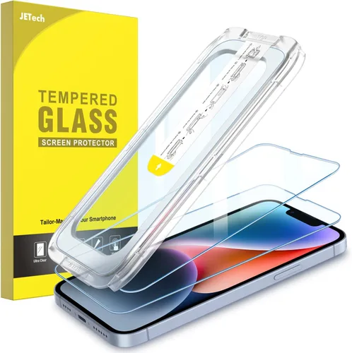 Miniatura 9 de JETech Protector de pantalla One Touch Install para iPhone 11/XR de 6.1 pulgadas, película de vidrio templado de cobertura completa, kit