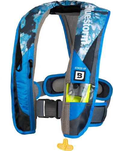 Miniatura 10 de BLUESTORM Atmos 40 Chaleco salvavidas inflable automático y manual para adultos Chaleco salvavidas aprobado por la Guardia Costera de los Estados