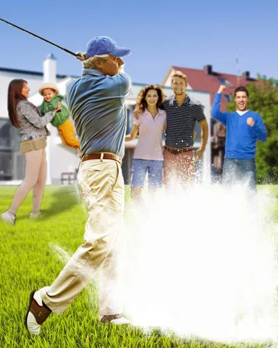 Miniatura 3 de THIODOON 3 Pack Exploding Balls for Golf Party Gender Reveal Prank Funny Joke for Golfers - 3 Piece Set (3 White/Blue & Pink & White)