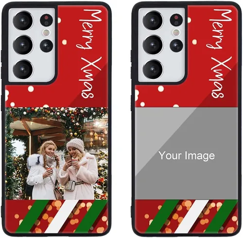 Miniatura 333 de Funda de teléfono personalizada para Samsung Galaxy S22+ / S22 Plus 5G, funda de TPU suave de vidrio templado antiarañazos personalizada con foto