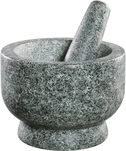 Miniatura 7 de Cilio by Frieling Goliath - Juego de mortero y mortero de granito natural, molinillo para especias y semillas, 5 pulgadas de alto - Molinillo