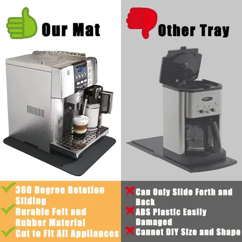 Miniatura 4 de Deslizadores de electrodomésticos de cocina, rotación de 360 grados moviéndose en el mostrador, deslizador de electrodoméstico cortado para ajustar