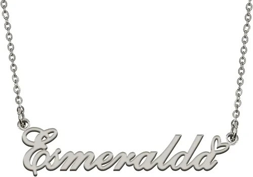 HUAN XUN Collares personalizados con dije de inicial para mujeres y niñas en oro y plata, Acero inoxidable, Acero inoxidable