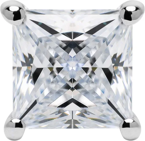 Miniatura 4 de Aretes de oro macizo de 14 quilates Redondos, peras, ovalados, cojín, esmeralda, princesa y corazón Postes de rosca 0.50 a 4.0 CTW Con caja
