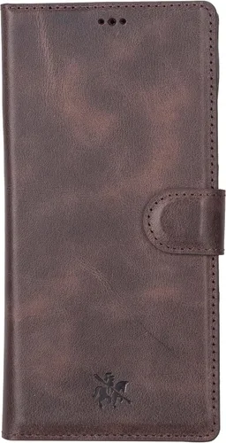 Miniatura 19 de Venito Florence - Funda de piel compatible con Samsung Galaxy S9, extra segura con bloqueo RFID, cartera desmontable para teléfono (gris decolorado)