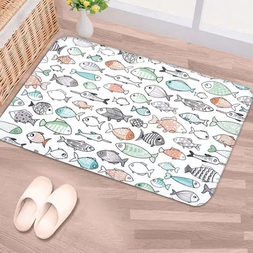 RosieLily Alfombra de baño, rústica, súper suave y absorbente, alfombra de baño con flores de felpa peluda, alfombra para ducha, alfombra de baño