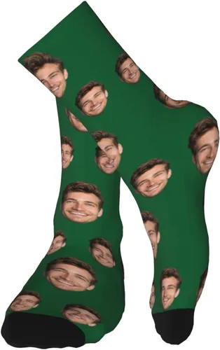 Miniatura 3 de Calcetines personalizados con foto para hombres y mujeres, calcetines personalizados con imagen unisex, calcetines con caras en ellos personalizados
