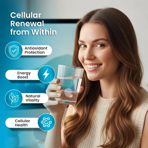 Miniatura 5 de Tabletas de agua de hidrógeno de 12 PPM – Tabletas moleculares de H₂ con magnesio H2 TAB Soporte antioxidante para energía, salud celular