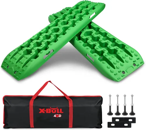 Miniatura 7 de X-BULL Nuevas Pistas de Tracción de Recuperación Arena Barro Nieve Escalera para Neumáticos 4WD (Naranja, 3gen)