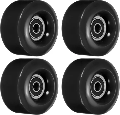 PATIKIL Roller Skate Wheels with Bearings, Quad Skate Replacement for Double Row Skate Skateboards Indoor or Outdoor