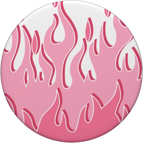 Miniatura 3 de Bonito diseño de llama rosa grafitti Flames pastel góticos PopSockets intercambiables PopGrip