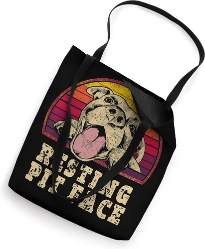 Miniatura 2 de Bolsa de mano vintage para amantes de Pitbull de descanso