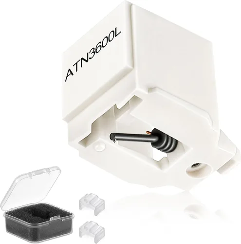 Dreyoo 1 paquete de aguja de repuesto para tocadiscos para ATN3600L, lápiz capacitivo compatible con Audio-Technica
