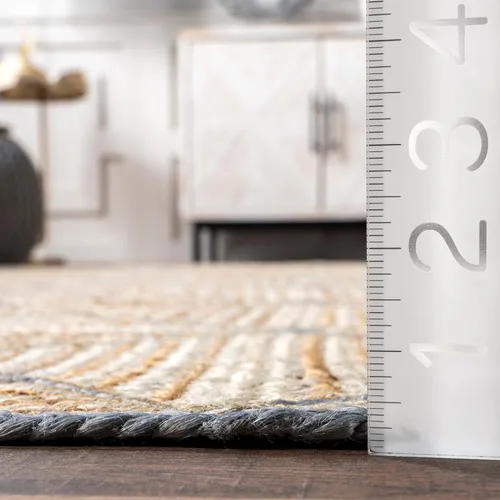 Miniatura 2 de Rugs USA Alfombra de área duradera para dormitorio, sala de estar, comedor, guarida, suave y texturizada, resistente a las manchas, fácil de Marrón