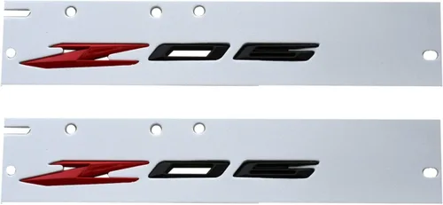 Miniatura 4 de 1 emblema Z06 de repuesto para insignia lateral de automóvil para GM Chevrolet C8 Corvette 85623536 2020-2022 (negro/rojo)