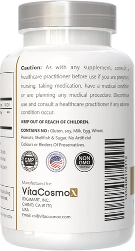 Miniatura 3 de Cápsulas de goma mastica, 1000 mg, 120 cápsulas vegetarianas, sin OMG y sin gluten