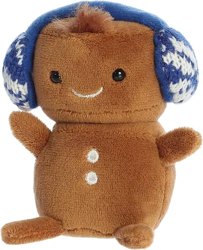 Miniatura 6 de Aurora® Festive Holiday Land of Lils™ Lil' Gingie™ - Animales de peluche de temporada - Regalos conmovedores - Marrón 5 pulgadas