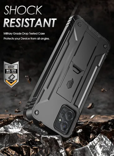 Miniatura 6 de Poetic Revolution - Funda para Motorola Moto G Power 2023 5G (no para la versión 2022), [probada contra caídas de grado militar de 20 pies], Negro