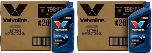 Miniatura 17 de Valvoline Aceite de motor sintético completo de 4 tiempos para motocicleta 10W-40, 1 cuarto de galón