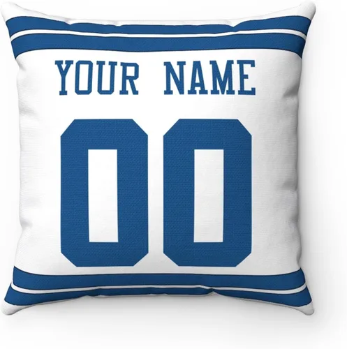 Miniatura 5 de ANTKING Dallas - Almohada personalizada con cualquier nombre y número, regalo personalizado para hombres, mujeres y niños