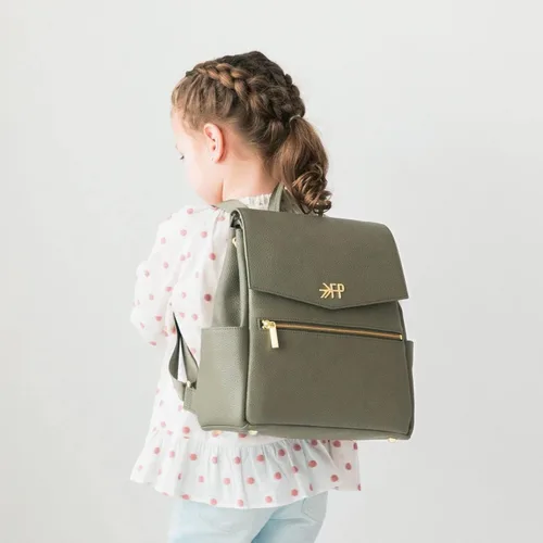 Miniatura 5 de Freshly Picked Mini mochila clásica convertible para pañales, Verdesalvia, talla única , Clásico