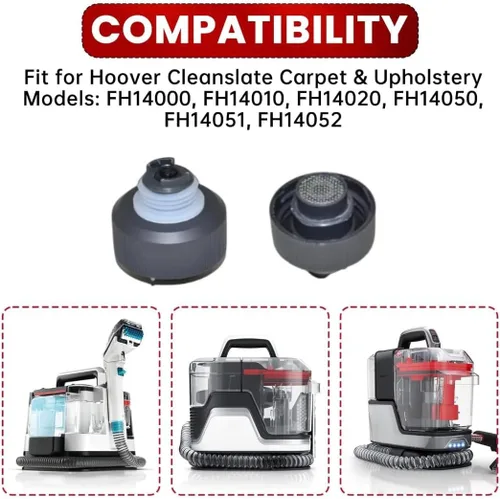 bRobots Solución Tapa del tanque de agua 440014958 OEM compatible con Hoover Cleanslate FH14000, FH14010, FH14020, FH14050, FH14051, FH14052