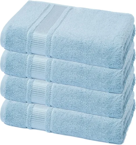 Miniatura 11 de Melissa Linen, Toalla de baño, 100% algodón turco para baño, toalla de ducha absorbente, de secado rápido, duradera y suave, 35 x 60 pulgadas
