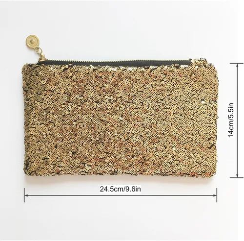 Miniatura 7 de BeneAlways Paillettes - Bolso de mano para mujer, diseño de lentejuelas