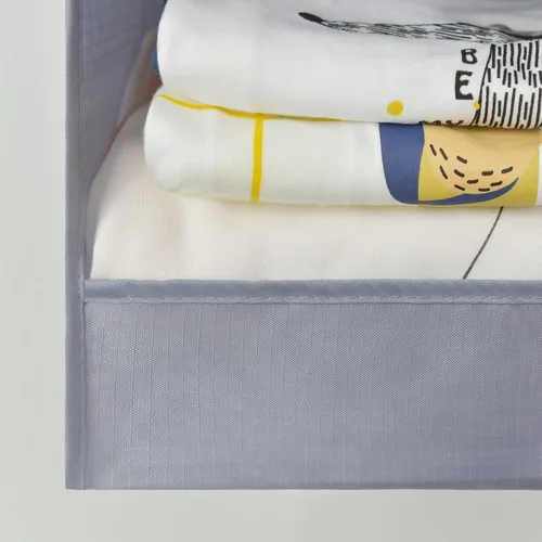 Miniatura 6 de GRANNY SAYS Organizador de armario de 3 estantes y almacenamiento, organizador plegable para colgar en el armario, estantes colgantes con 2 ganchos